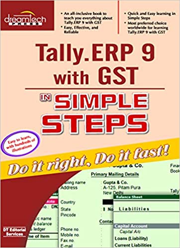 Tally.ERP 9 with GST in Simple Steps